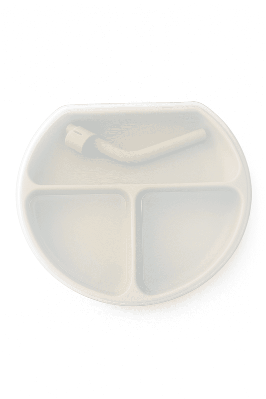 Tallerken m/lokk beige