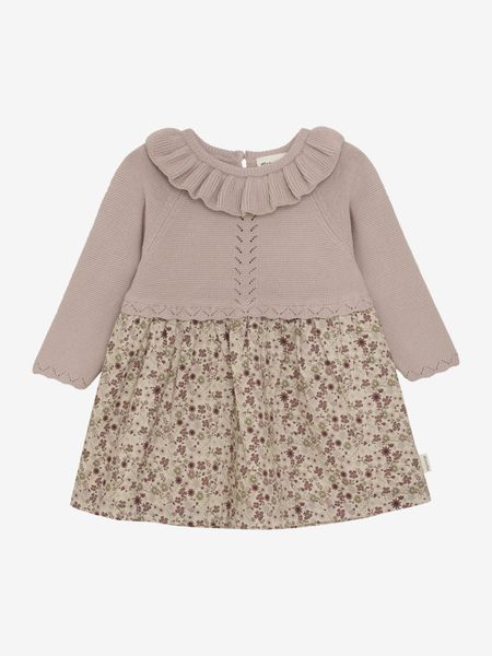 Blomsterkjole shadow gammelrosa